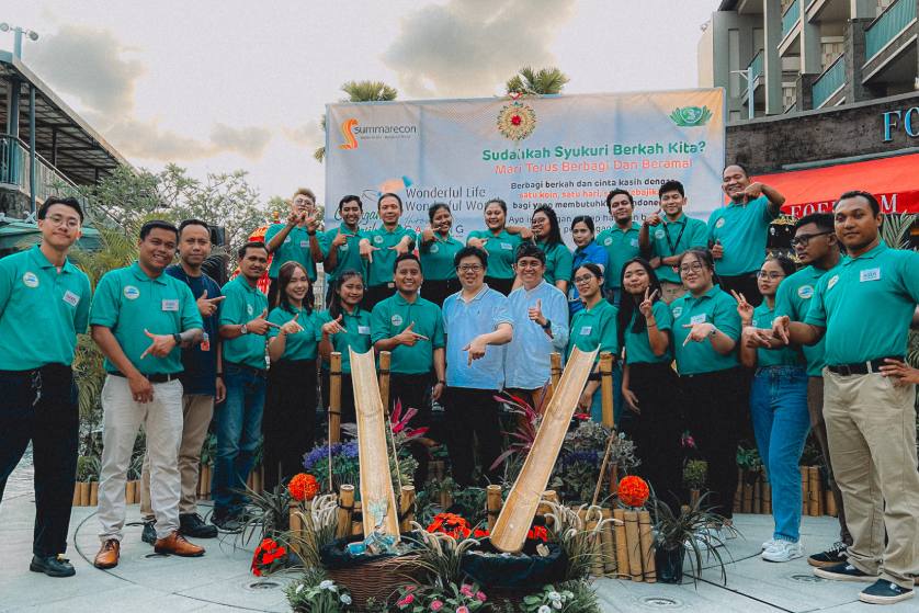 Inaugural Tzu Chi Bamboo Bank Pouring Ceremony at Samasta Bali: Uniting for a Positive Impact