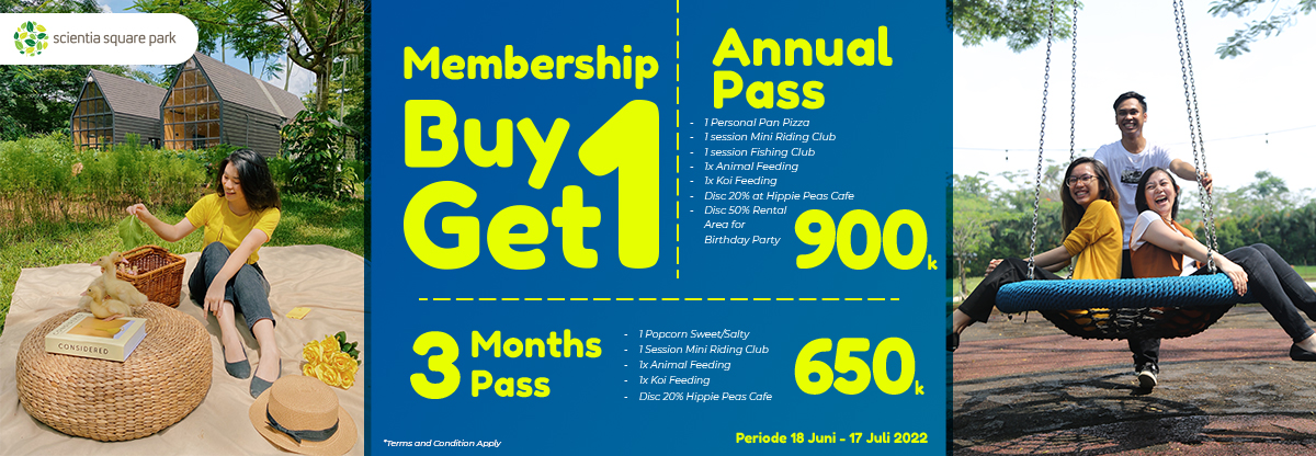 Promo Membership Annual Pass Buy 1 Get 1
