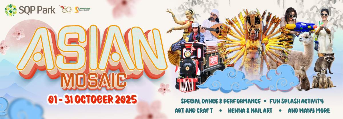 Celebrate the colors of Asia in ASIAN MOSAIC by SQP Park!