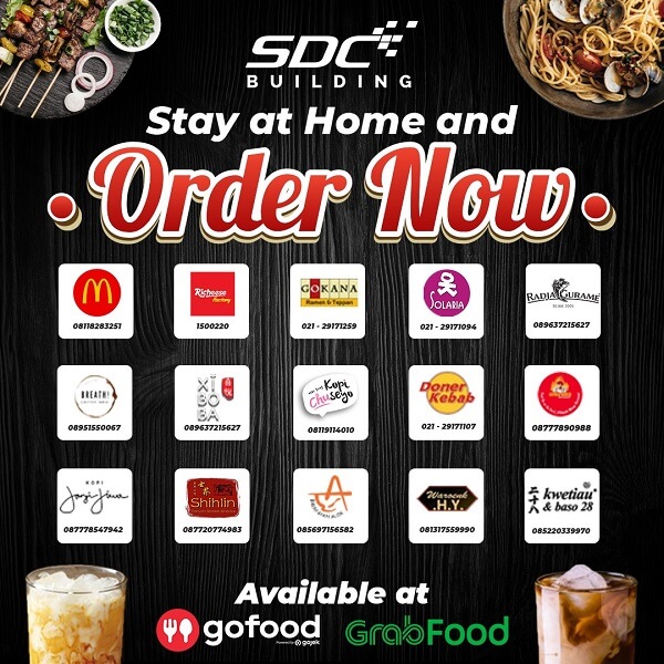 Stay at Home & Order Now!