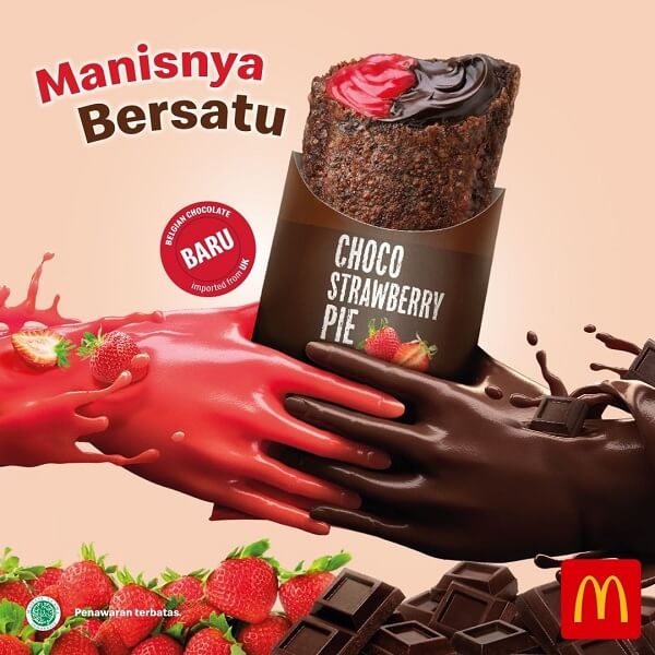 BARU Choco Strawberry Pie!