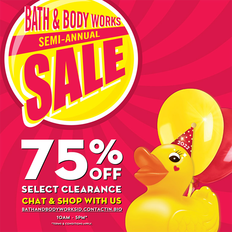 Shop the Bath and Body Works Semi-Annual sale: up to 75% off