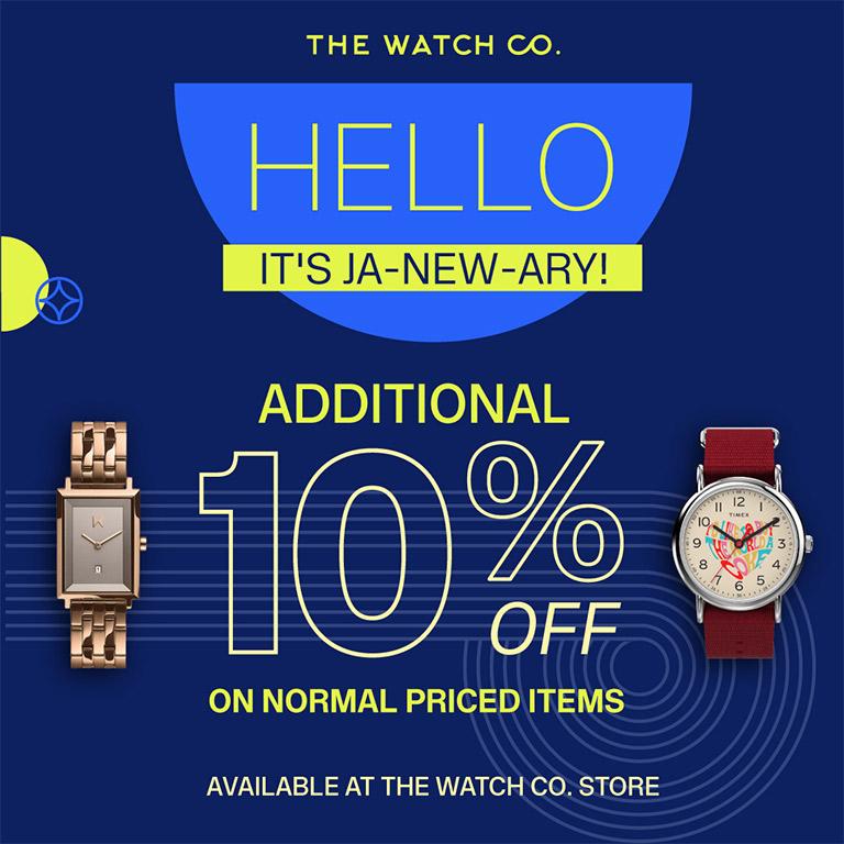 The Watch Co. Get additional 10% off*
