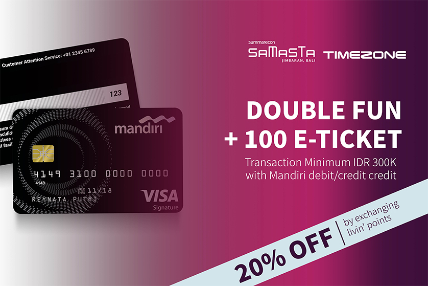 Timezone Promo for Mandiri Card Holder!