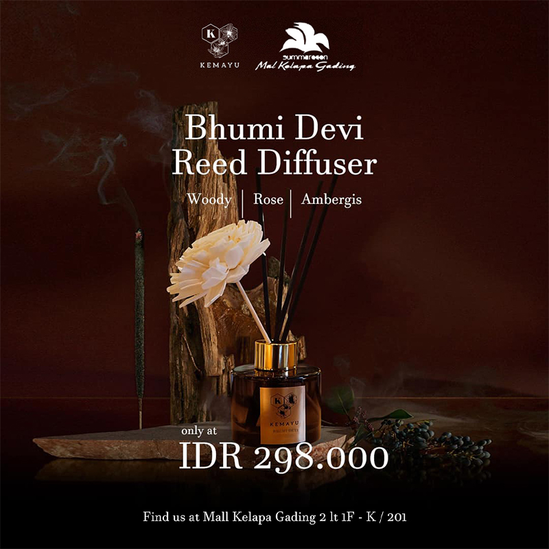 KEMAYU Bhumi Devi Reed Diffuser