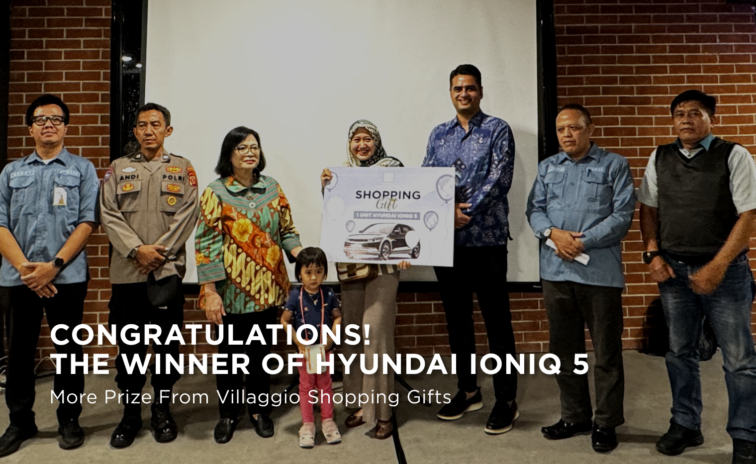 Congratulations! The Winner Of Hyundai IONIQ 5 and More Prize From Villaggio Shopping Gifts