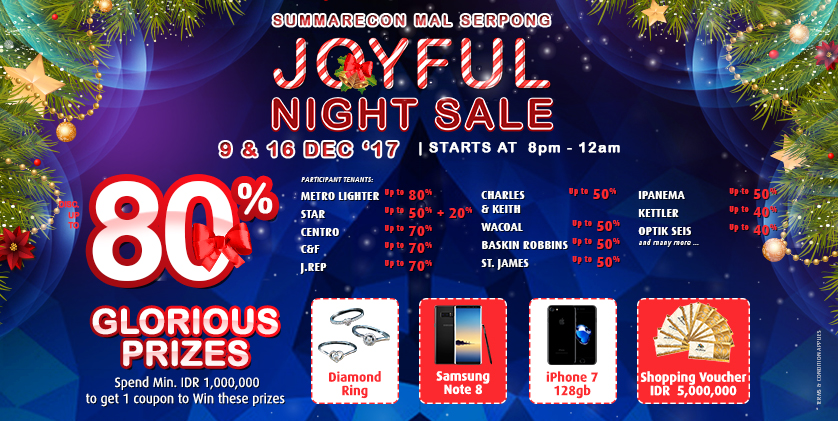 Joyful Night Sale