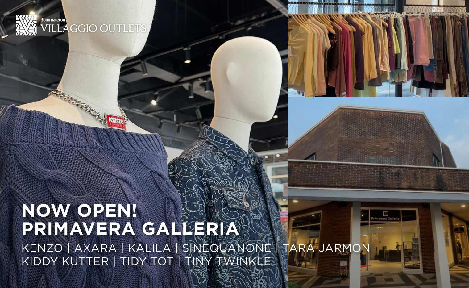 PRIMAVERA GALLERIA HADIR DI SUMMARECON VILLAGGIO OUTLETS