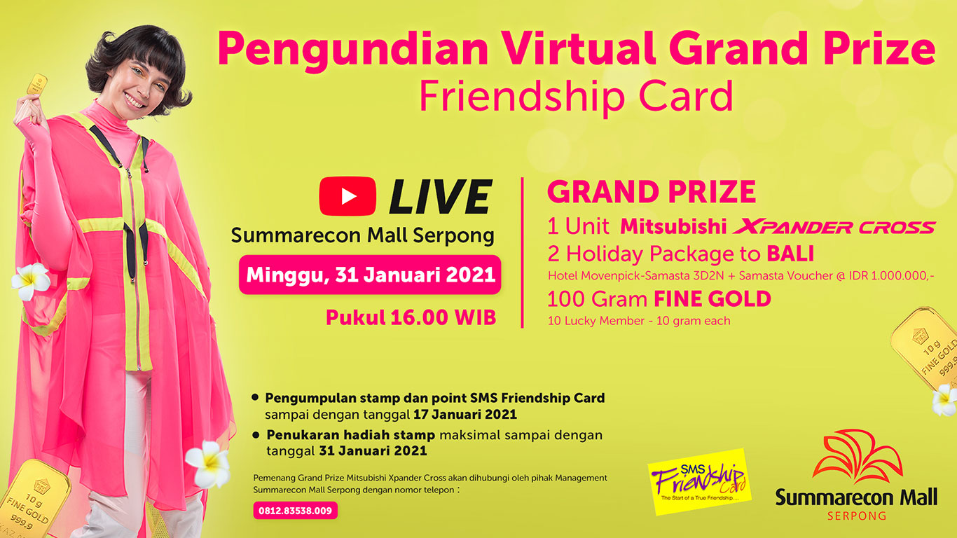 Pengundian Virtual Grand Prize Friendship Card