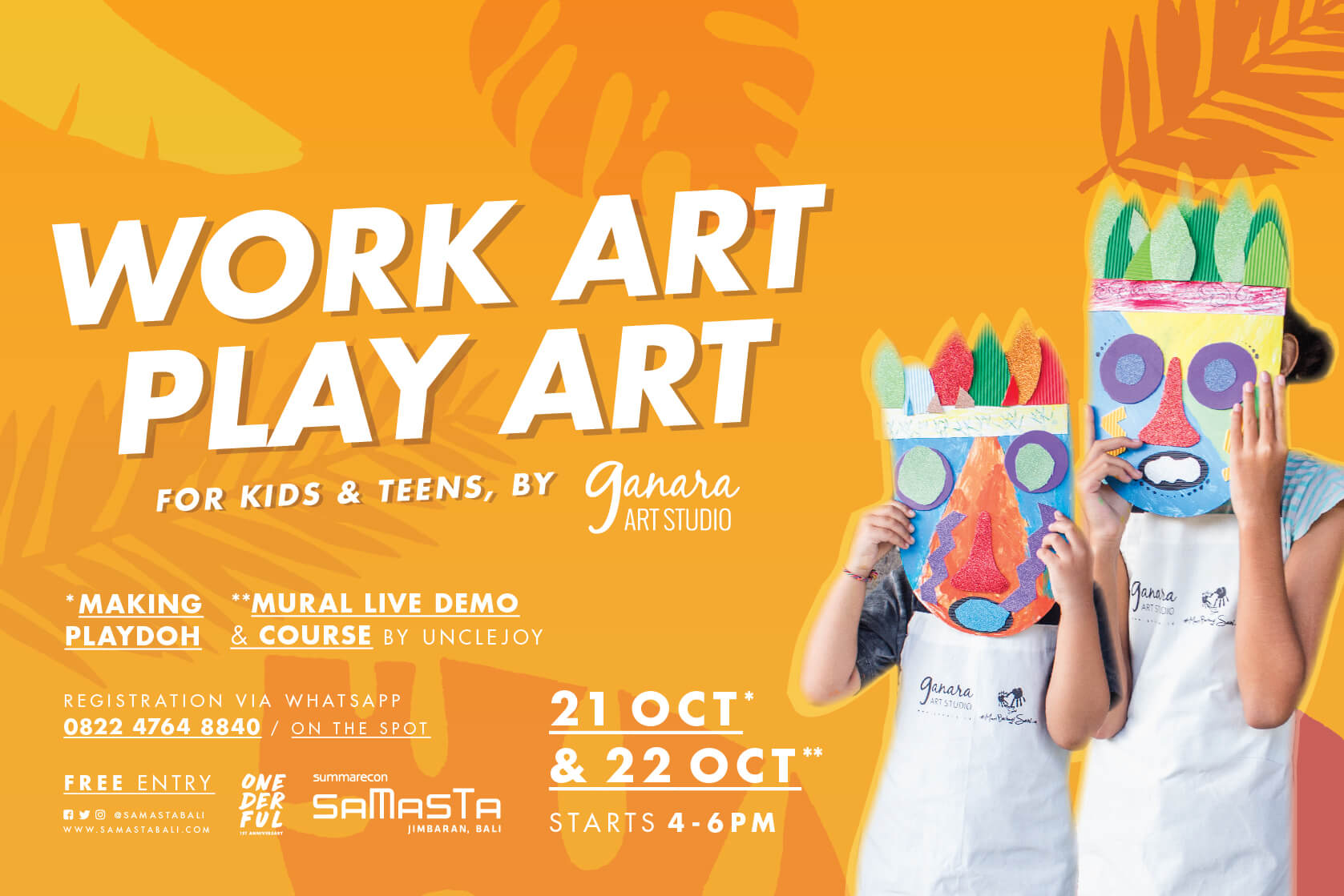 Work Art Play Art for Kids & Teens by Ganara