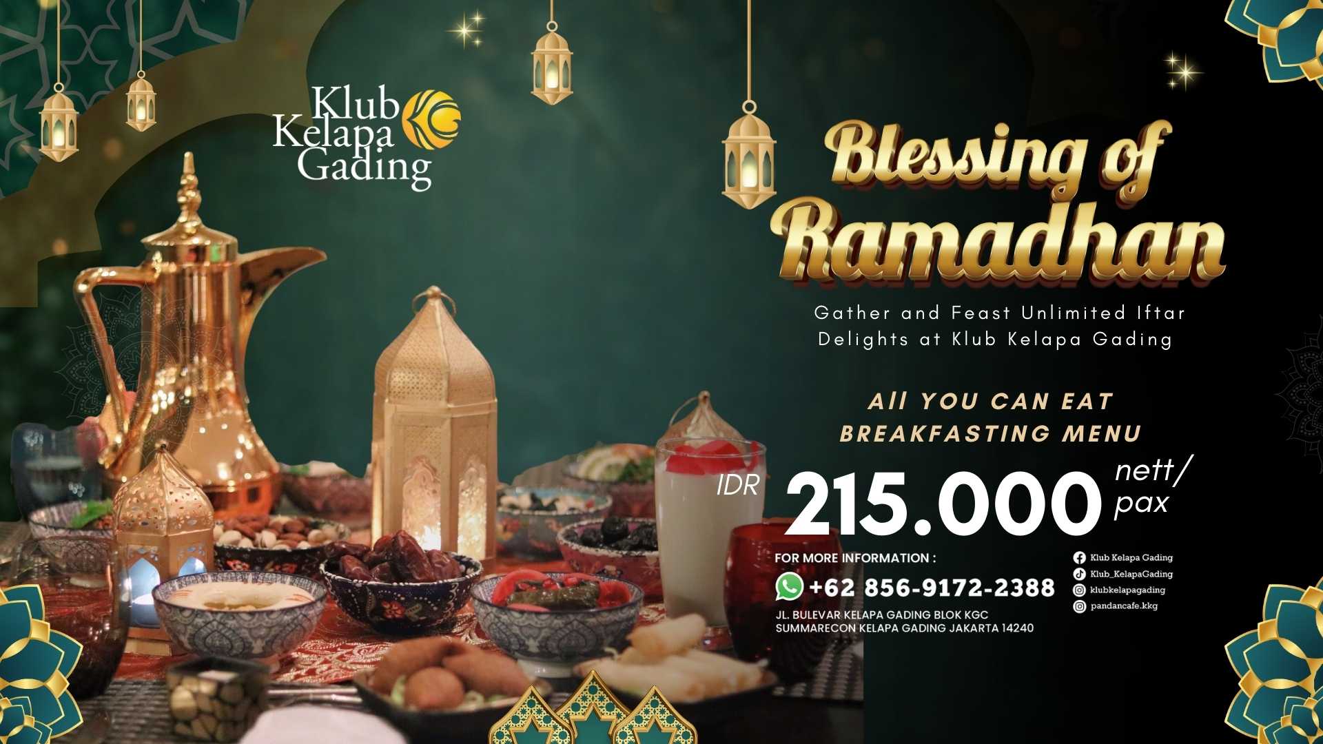 AYCE Iftar Pandan Cafe 2026