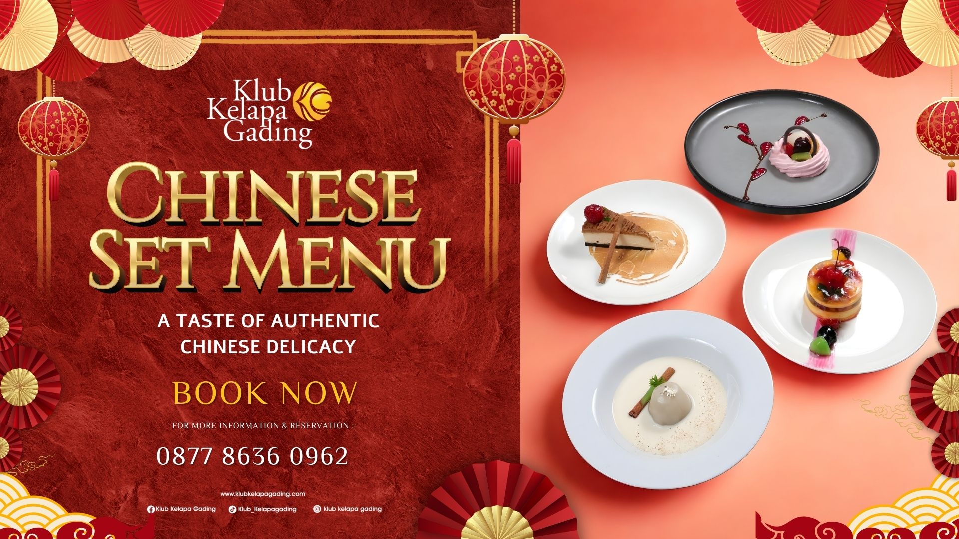 Chinese set menu