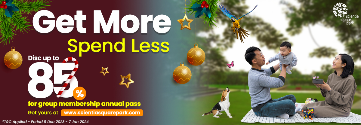 Get More Spend Less Annual Membership Scientia Square Park
