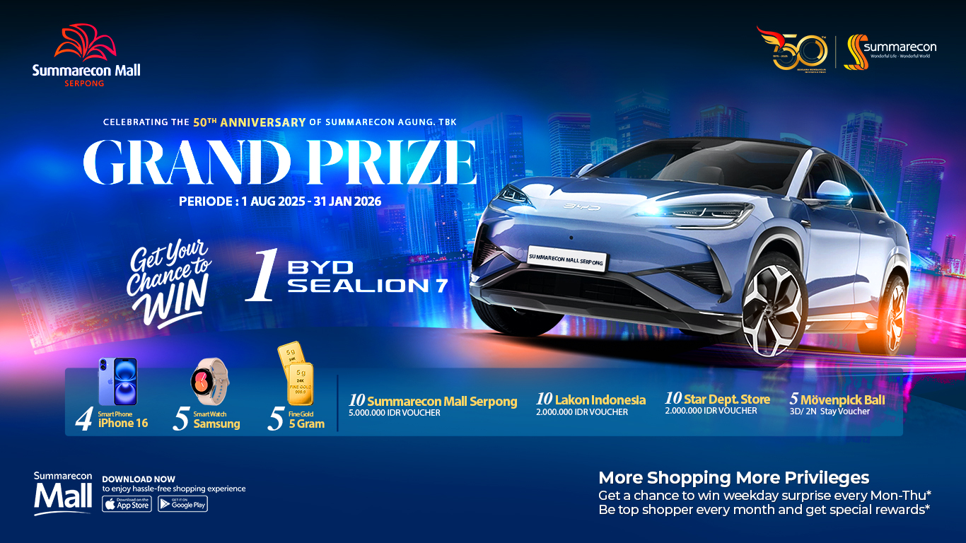 Grand Prize 50 Tahun Summarecon Mall Serpong - BYD Sealion 7