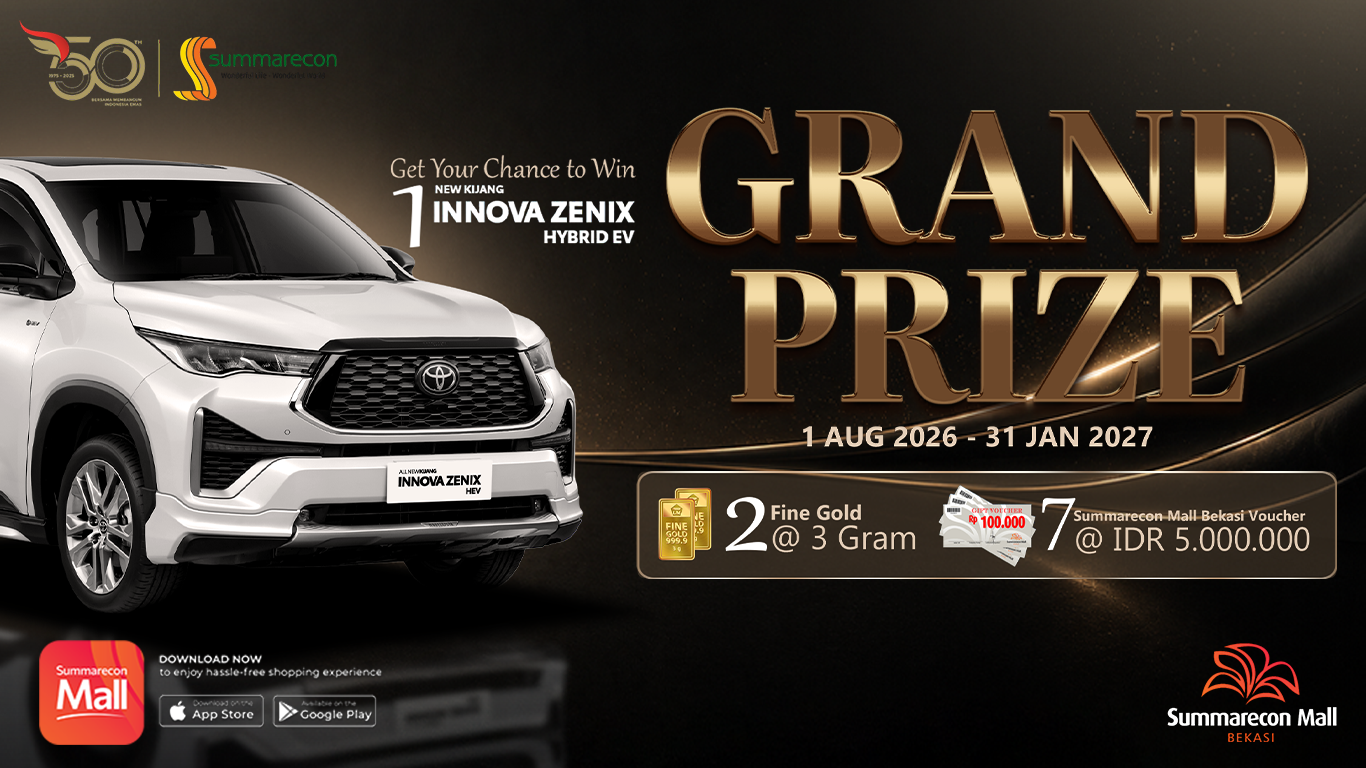 NEW GRAND PRIZE SUMMARECON MALL APPS!