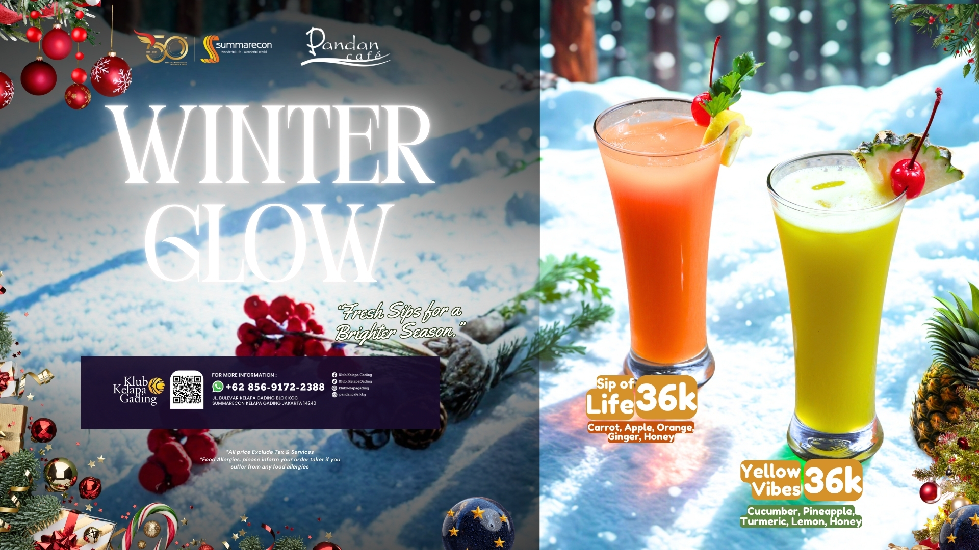 Special Beverages December 2025