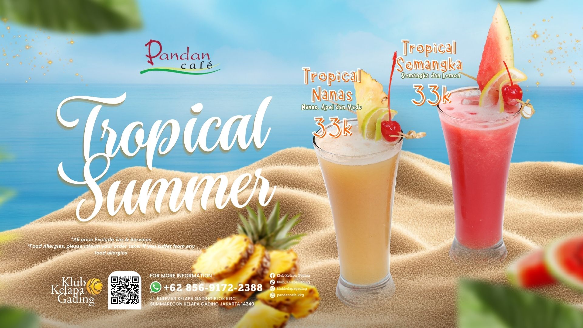 Special Beverages May 2025