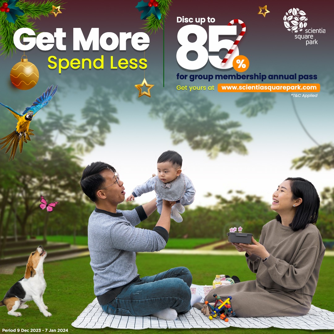 Get More Spend Less Annual Membership Scientia Square Park