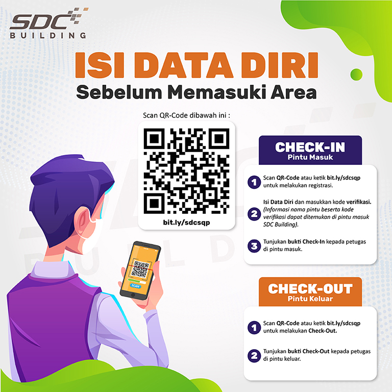 Isi Data Diri Sebelum Memasuki Area