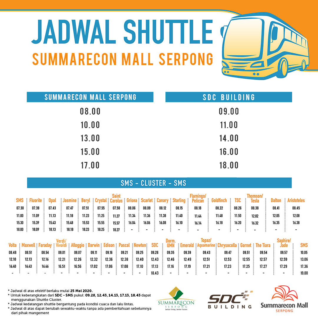 Update Jadwal Shuttle Bus