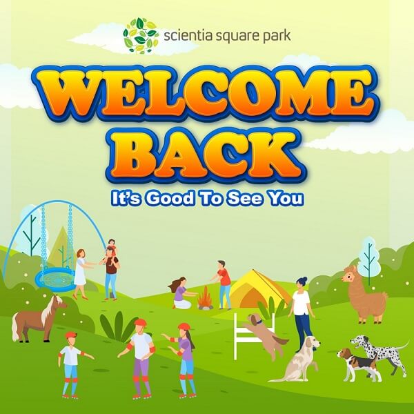 We are very happy to welcoming you back to Scientia Square Park!