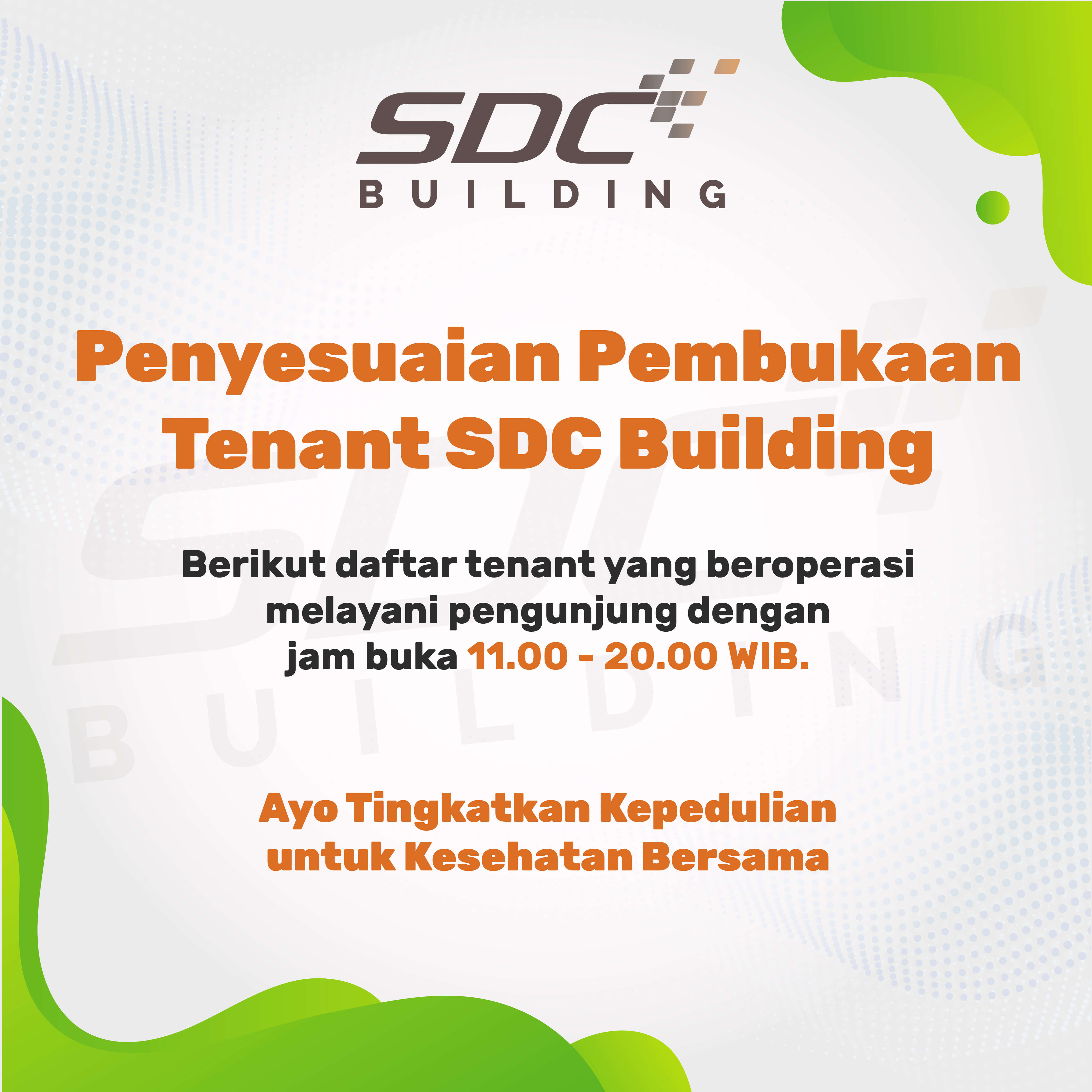 Daftar Pembukaan Tenant