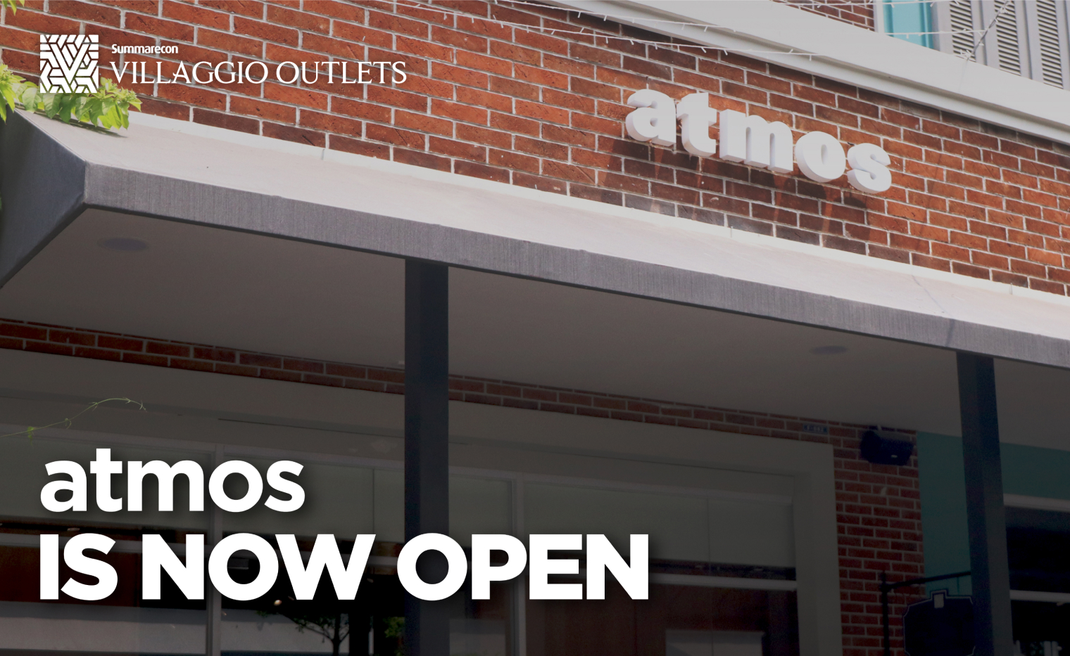 step into sneAkers pArAdise, Atmos hAs Arrived At villAggio outlets!