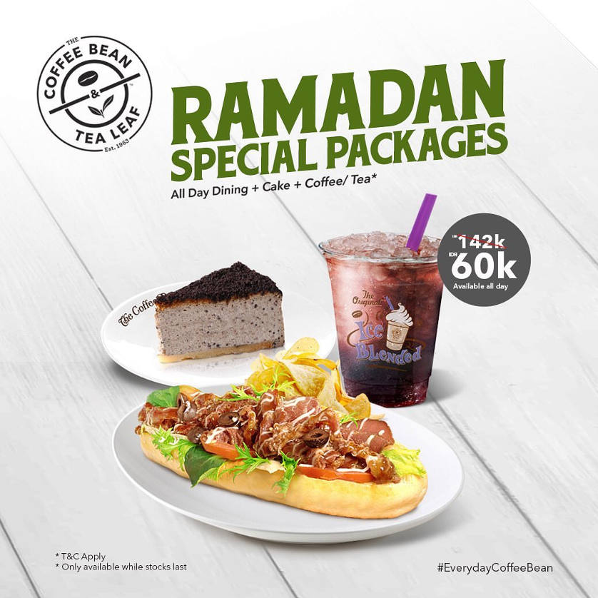 The Coffee Bean and Tea Leaf Ramadan Special Packages