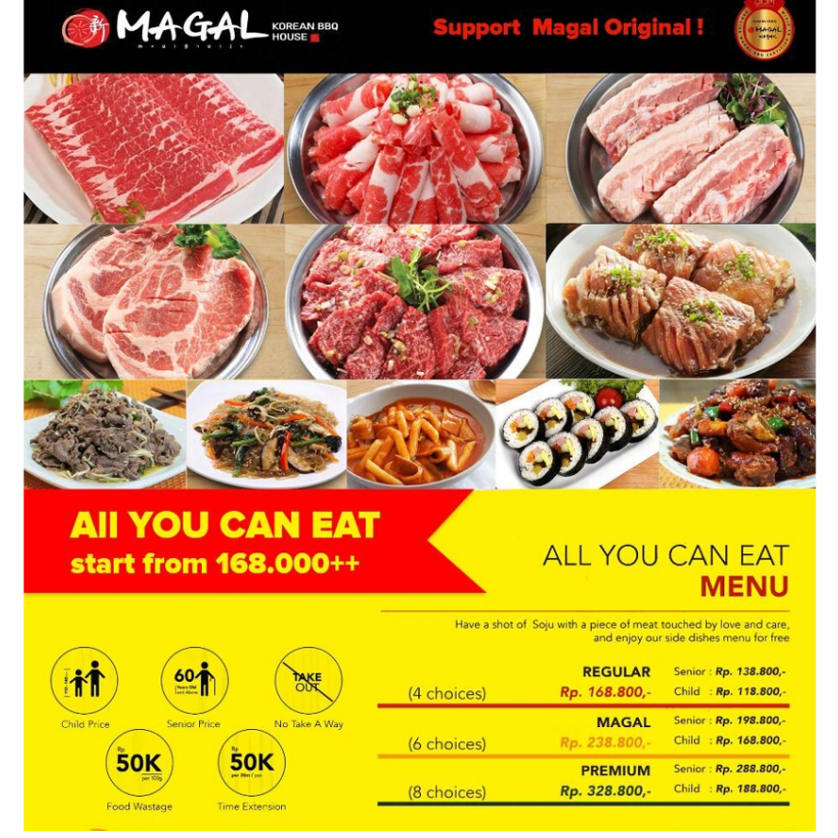 Thumb Magal Korean BBQ All You Can Eat Menu