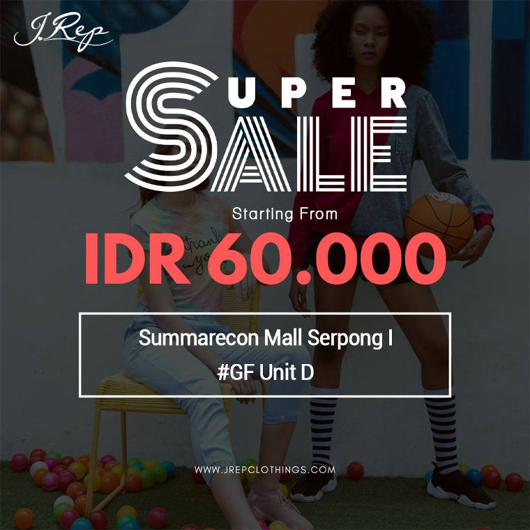 J.REP Super Sale IDR 60K