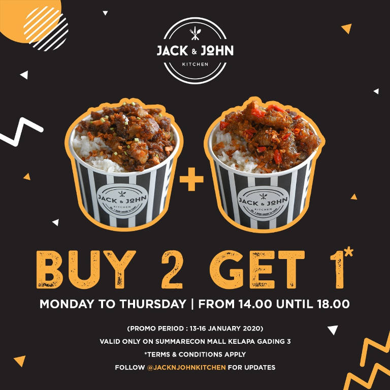Thumb Jack & John Kitchen Buy 2 Get 1