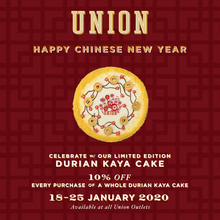 Thumb Union Durian Kaya Cake Limited Edition