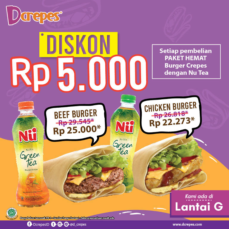 Thumb D`Crepes Paket Hemat Burger Crepes
