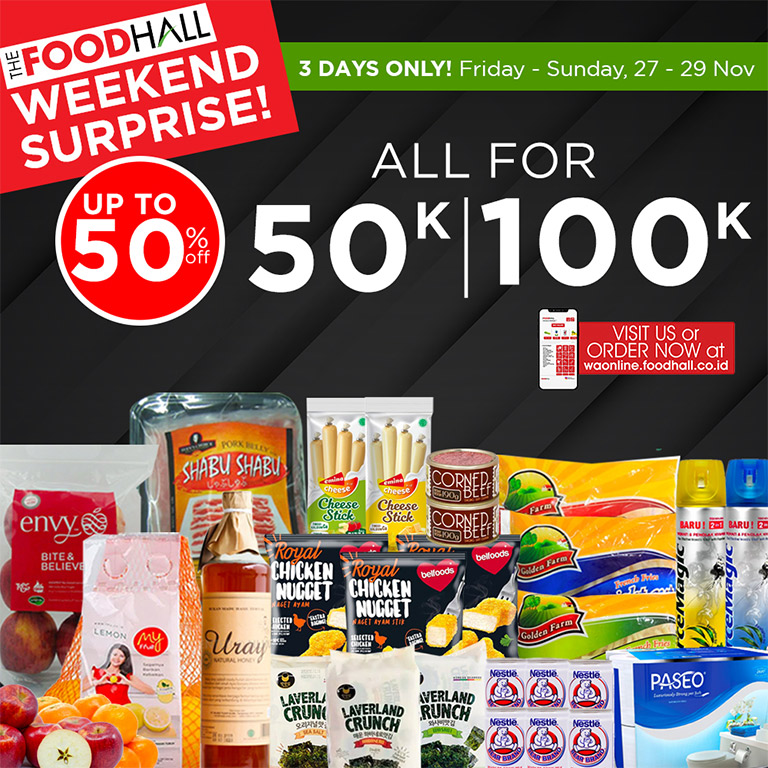 Thumb The Foodhall Weekend Surprise is back!