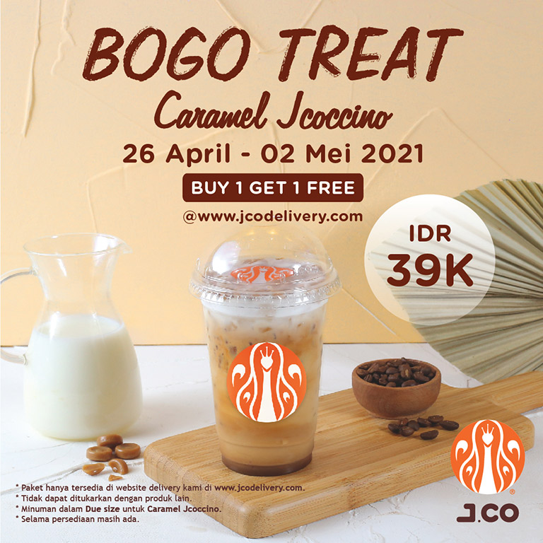 Thumb JCO Donuts & Coffee Buy 1 Get 1 TREAT