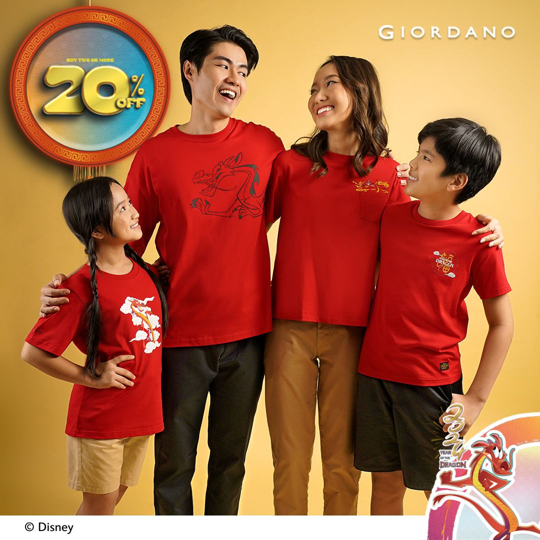 Giordano Buy 2 or More 20% Off