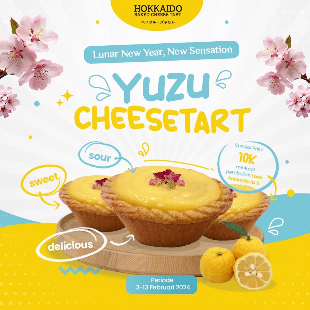  Hokkaido Baked Cheese Tart Yuzu Cheesetart