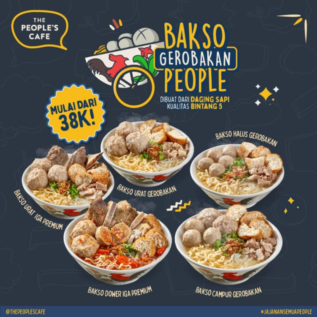 The People`s Cafe Bakso Gerobakan People