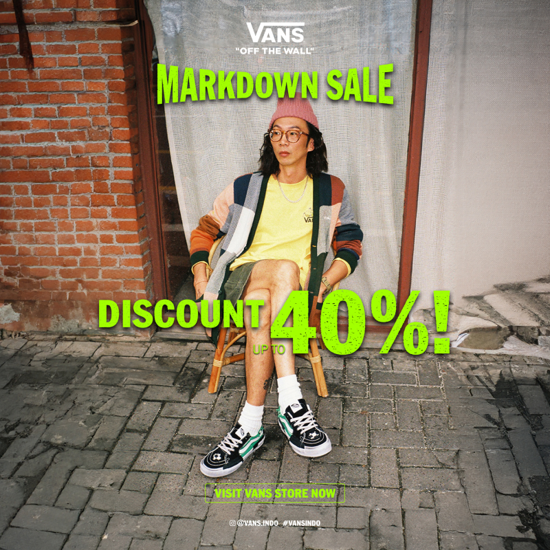 Vans Markdown Sale Discount 40%!