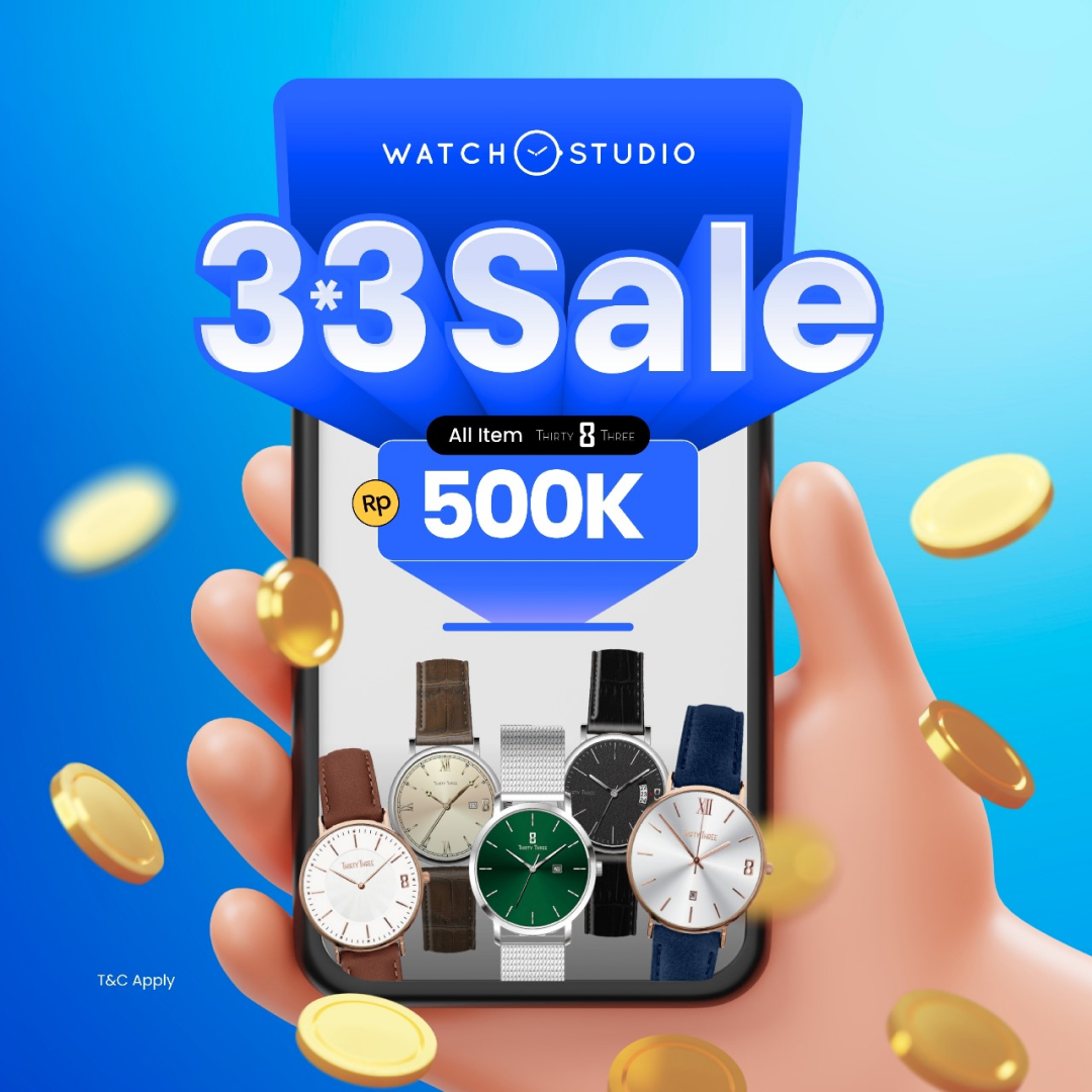 Watch Studio 3.3 Sale All Item IDR 500K