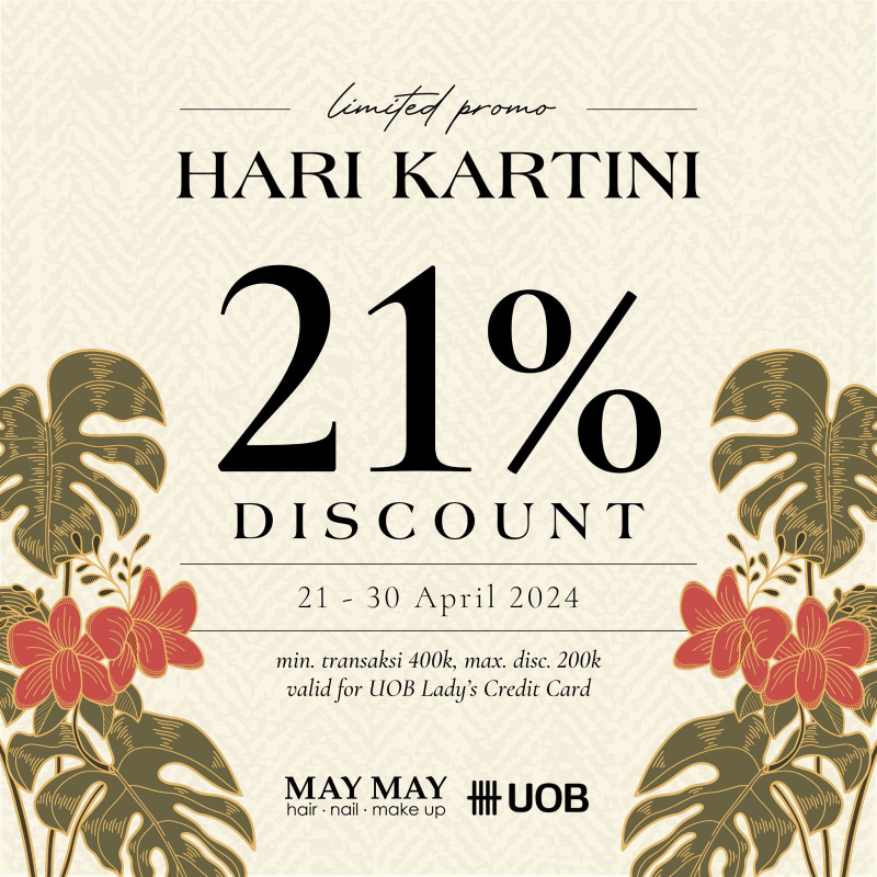 May May Salon Limited Promo Hari Kartini