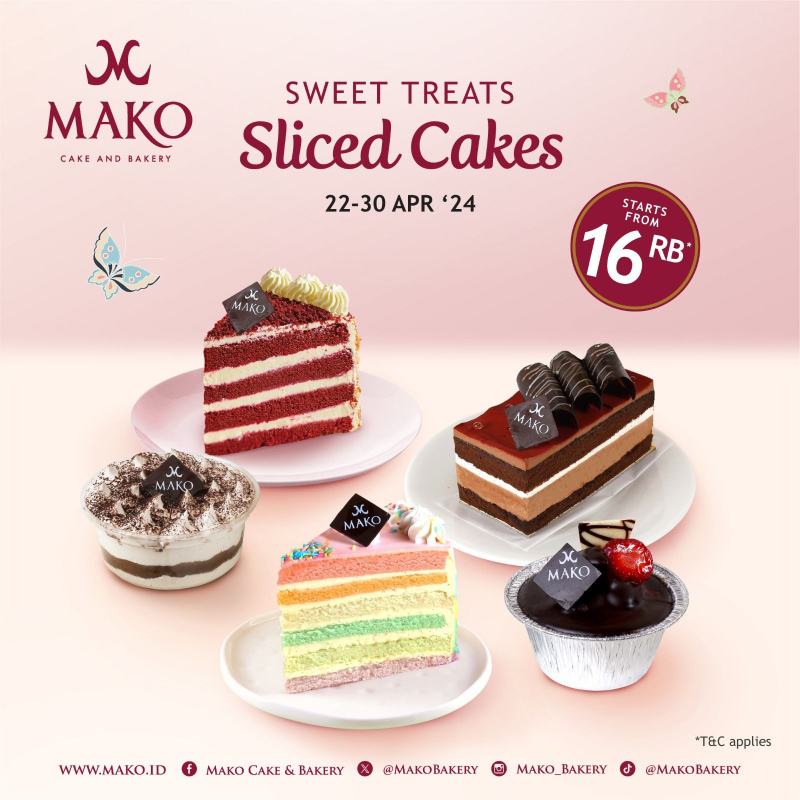 Mako SWEAT TREATS SLICED CAKES