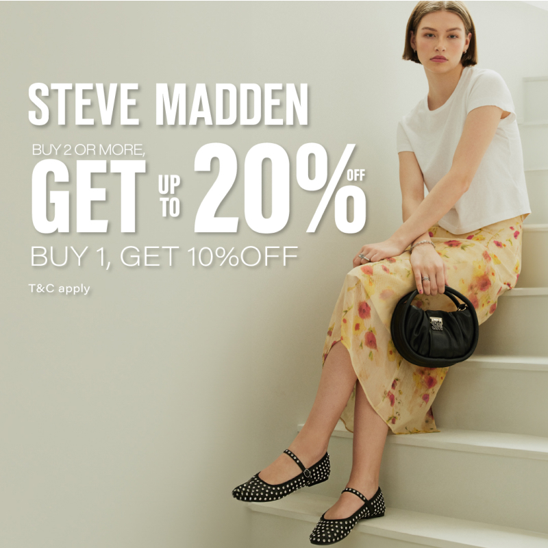 Thumb Steve Madden Get Up To 20% Off