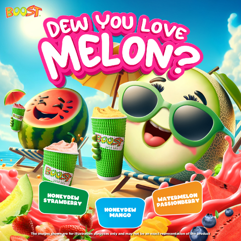 BOOST Juice Bar Dew You Love Melon