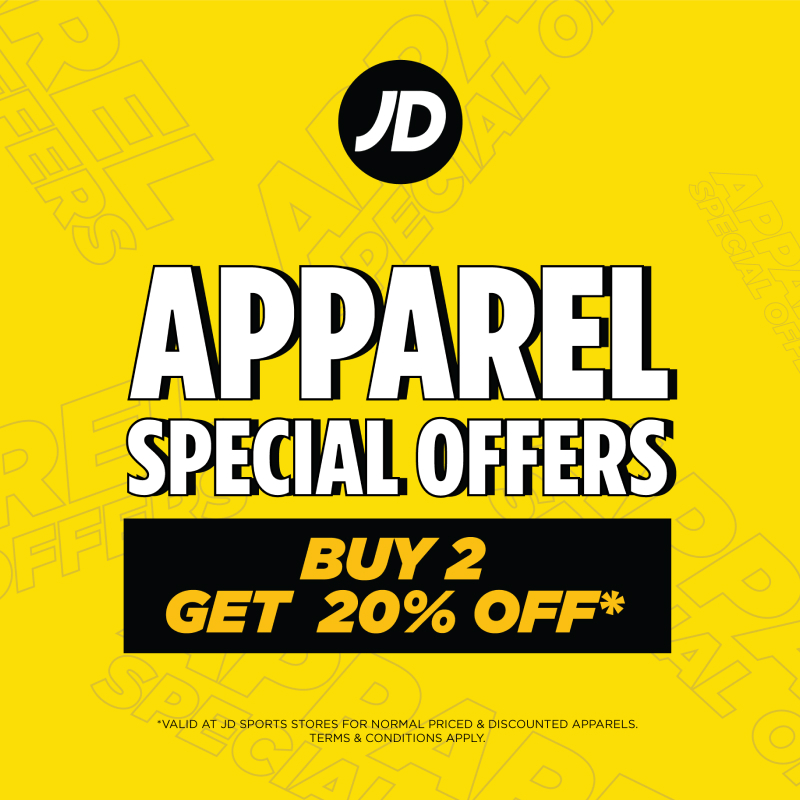 JD sports Apparel Special Offers