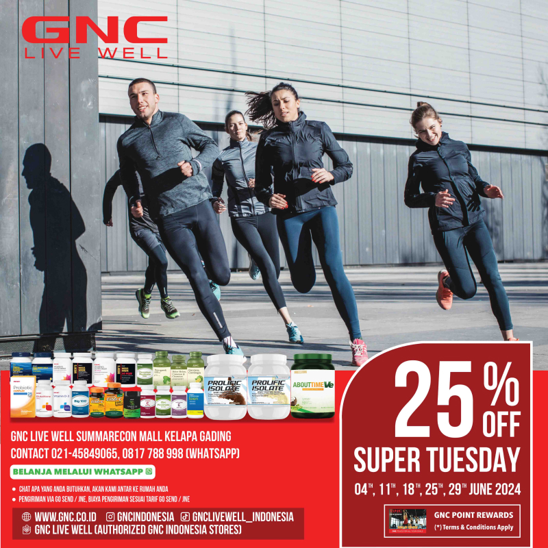 GNC Live Well 25% Off Super Tuesday