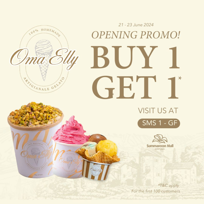 Oma Elly Opening Promo Buy 1 Get 1