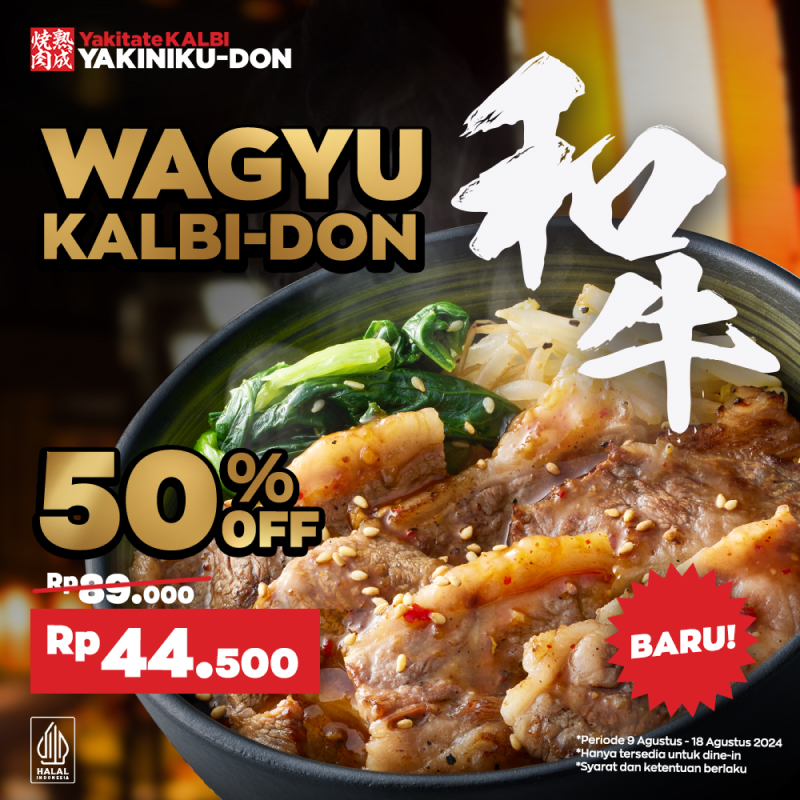 Yakitate Kalbe Yakiniku Don Wagyu Kalbi-Don