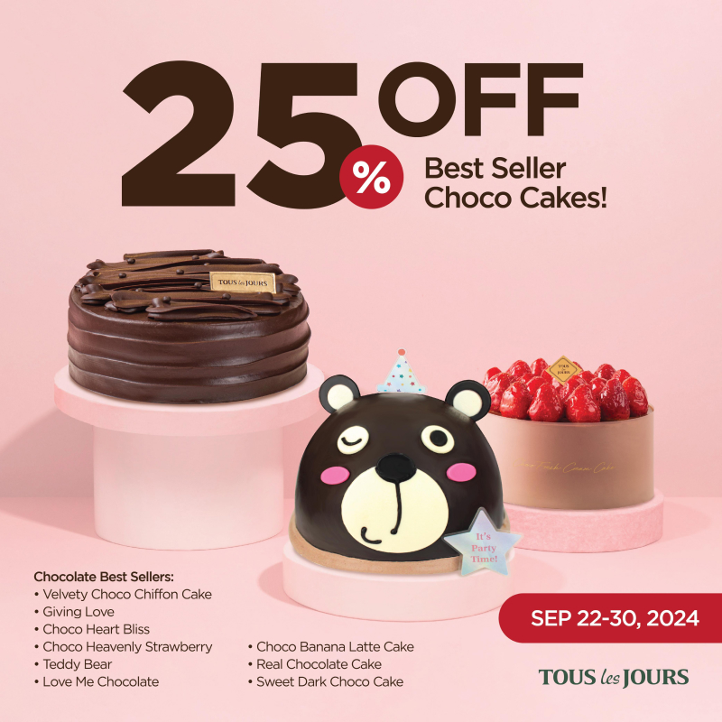 Thumb TOUS les JOURS 25% Off Best Seller Choco Cakes!