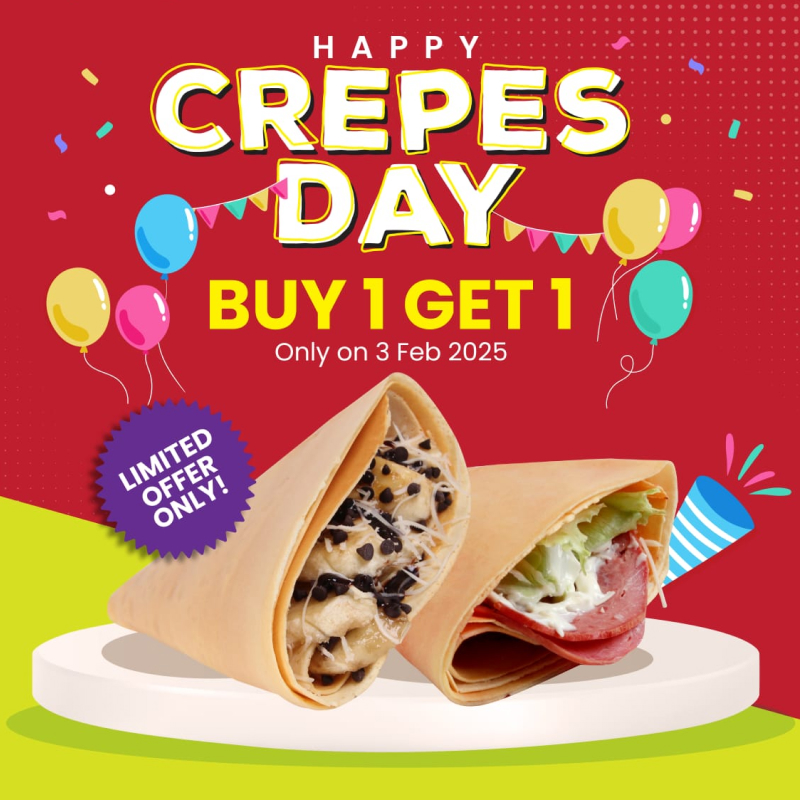 D`Crepes Crepes Dat Buy 1 Get 1